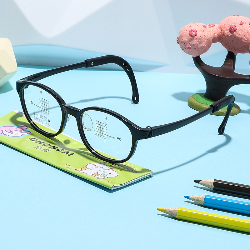 TR90儿童镜框男女孩配远近视散光有度数眼睛架硅胶鼻托防滑眼镜框,淘宝优惠券,粉丝福利购,淘宝优惠卷