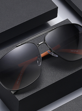 偏光太阳镜男士眼睛大脸开车驾驶