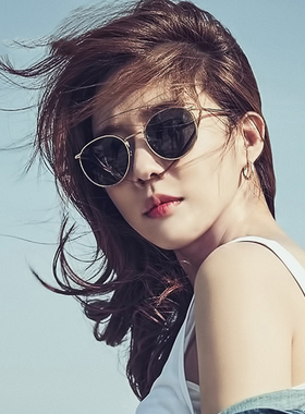 墨镜女小框偏光复古网红网红防晒