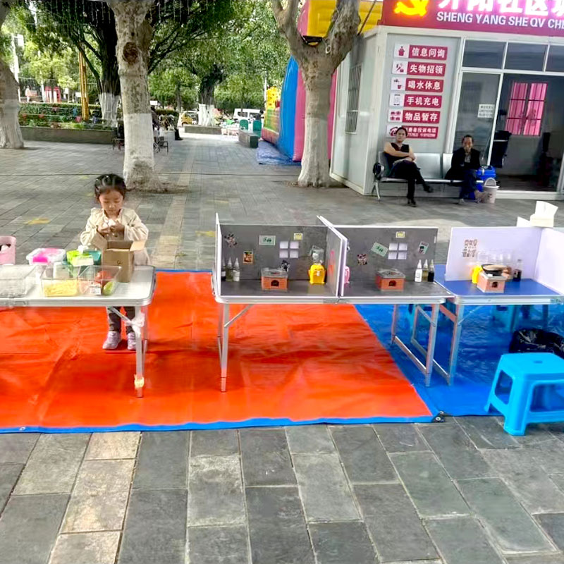 迷你小厨房路边摊夜市地摊的东西网红摆摊大灶大锅炸街款亲子互动-图2