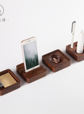 实木桌面创意多功能商务礼品摆件