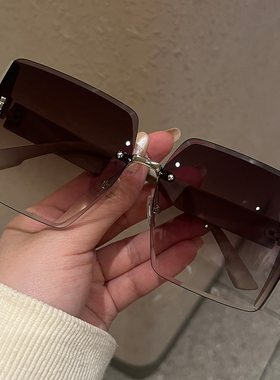 茶色墨镜女大框太阳眼镜防紫外线