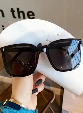 茶色墨镜女2025年新款潮大脸显瘦