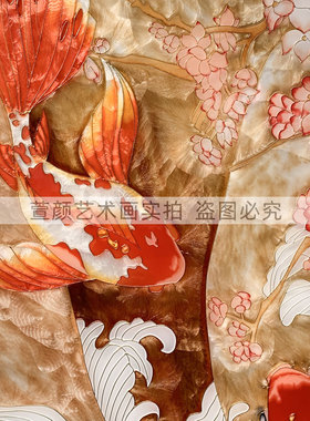 风客厅背景墙客厅背景画新中式