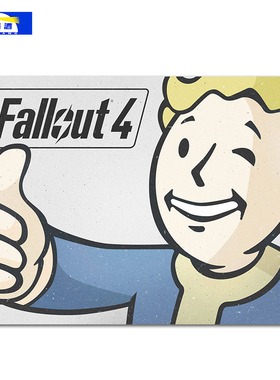 Fallout辐射4海报游戏周边装饰画科幻末世废土风个性挂画复古墙贴