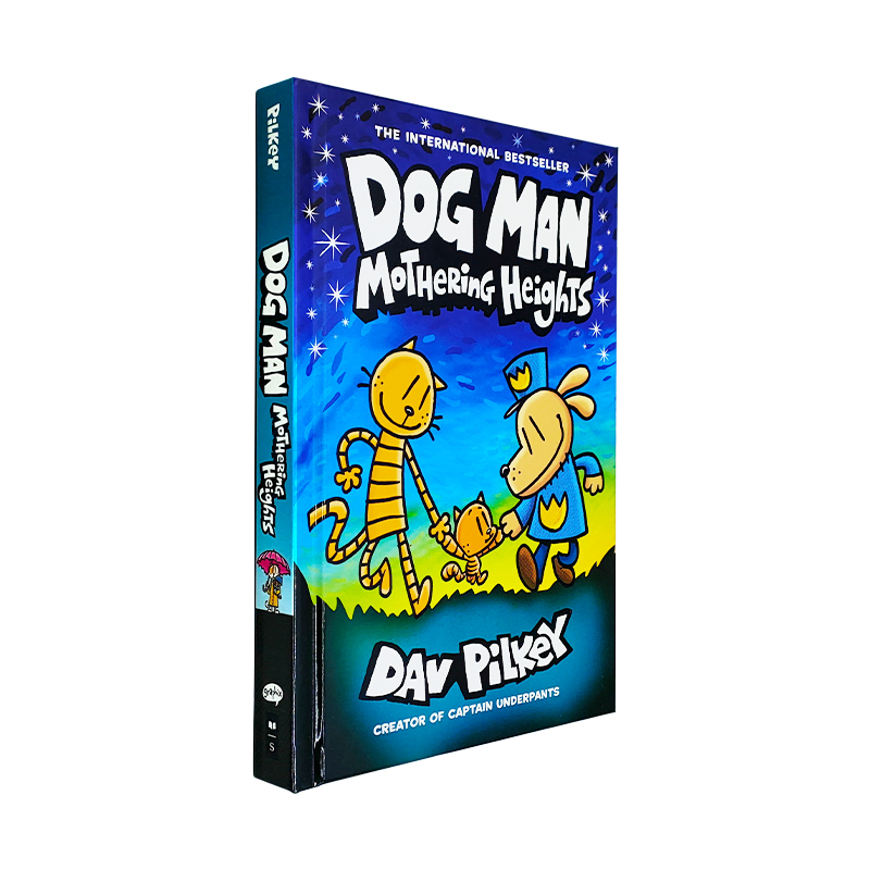 精装Dog Man10神探狗狗的冒险第10册英文原版进口mothering heights内裤超人作家Dav Pilkey dogman儿童英语幽默桥梁漫画故事书 - 图1