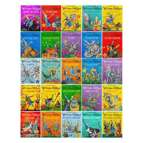 Winnie the Witch女巫温妮 WINNIE & WILBUR 温妮女巫25册 系列幽默图画and wilbur英文原版绘本 吴敏兰书单图画故事书读物 - 图0