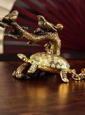 招财沙金色金乌龟招财纳福摆件