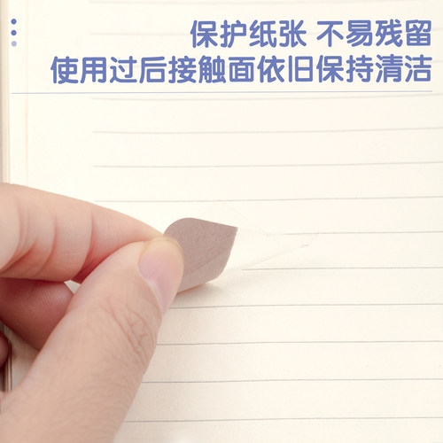 得力索引贴标签贴纸便利贴可爱卡通少女小清新记号记事创意笔记指示荧光标记贴书签纸便签本小本子学生用 - 图2