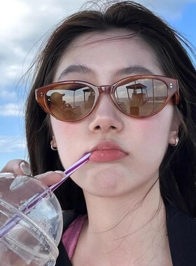 复古高级感猫眼墨镜女款开车专用