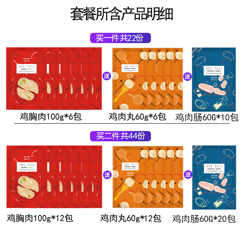  仲夏夜食品鸡胸