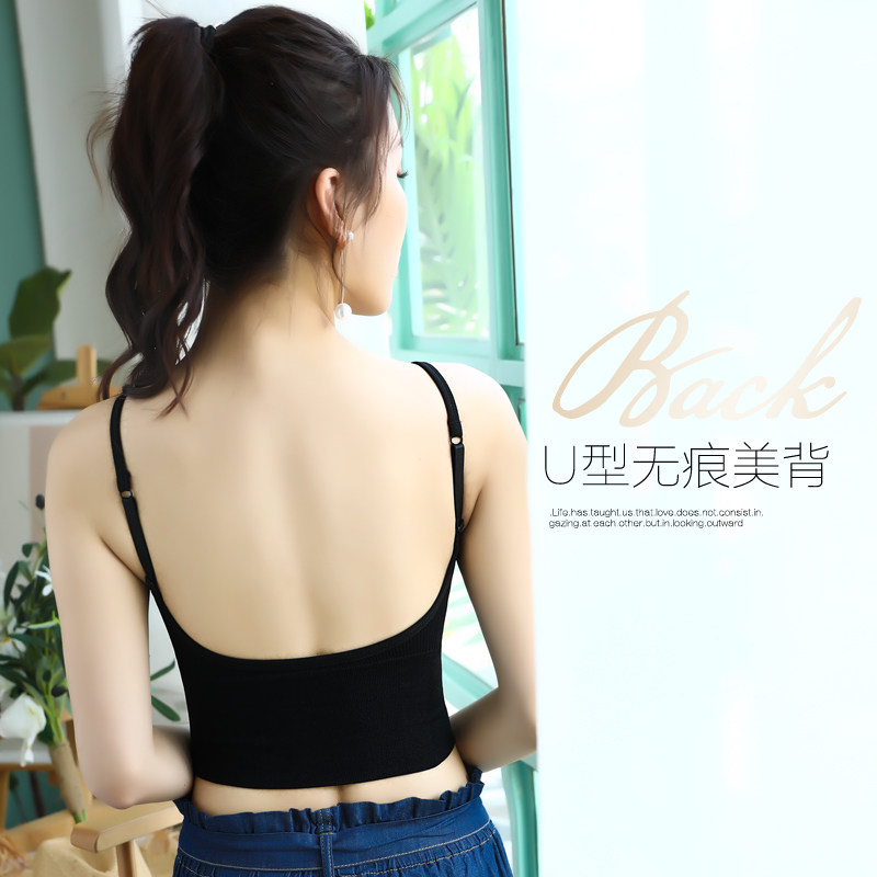紫速④大王网红爆款大u美背女抹胸 紫速吊带/背心/T恤