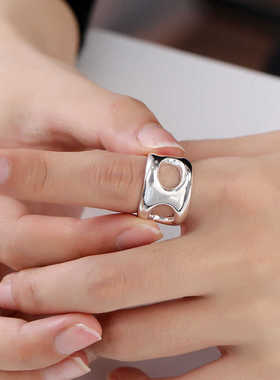 镂空不规则开口戒指古罗珠宝时尚