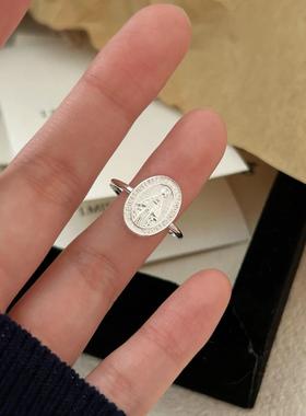 女生925纯银韩版小众戒子