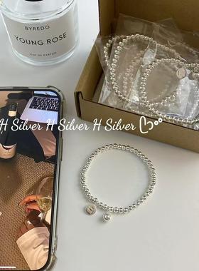 通体s925纯银手链新款韩版简约