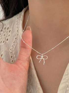 简约ins圆牌粒珠古罗珠宝925银