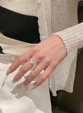 古罗珠宝s925银银小众设计不规则