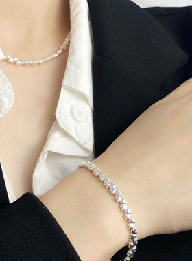 古罗珠宝925纯银女小众一见倾心