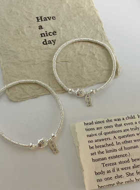 猫和鱼盘缠纯银手链s925纯银轻奢