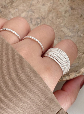 古罗珠宝女生s925银冷淡风