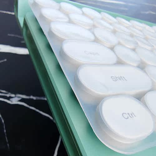 适用于狼途LT500键盘保护膜台式机电脑LT400按键L3防尘套L4凹凸垫罩透明键位全覆盖配件 - 图2