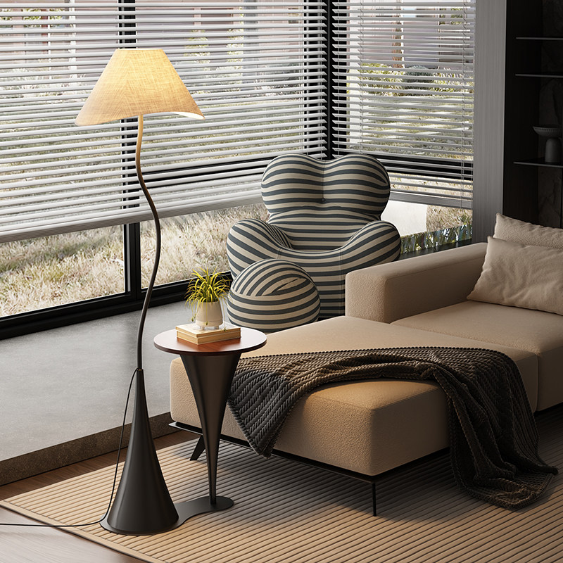 法式中古风落地灯客厅沙发边几美式复古艺术摆件卧室床头置物台灯,淘宝优惠券,粉丝福利购,淘宝优惠卷