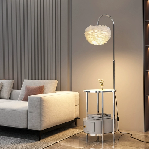 Торшер для спальни для кровати для гостиной, круглый диван, настольная лампа, популярно в интернете, легкий роскошный стиль