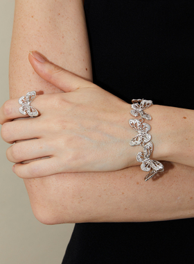 Mouhooland/暮后之地蝴蝶系列蝴蝶手链女生原创设计小众精致手环