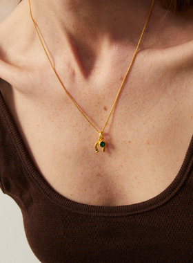 Mouhooland/暮后之地马年限定系列马蹄铁吊坠项链原创小众设计