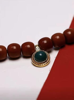 克万色系文玩侧挂卡子，文玩配饰，