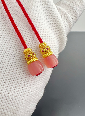 粉糯玛瑙文玩弟子珠diy文玩配饰百香籽星月菩提佛手金刚猴头核尖