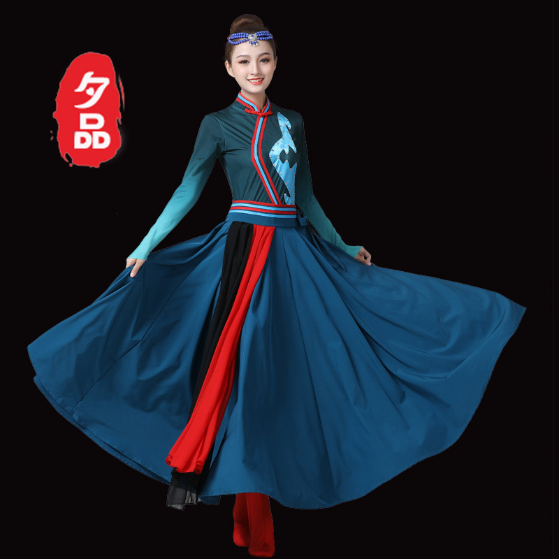蒙古少数民族服装现代民族风女鸿雁 夕品民族服装/舞台装