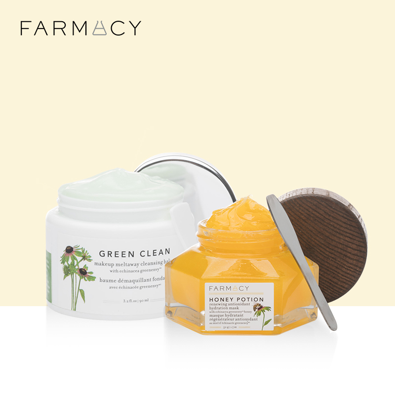90ml 卸妆膏 50g 清透细致亮肤套装蜂蜜面膜 farmacy 五星推荐 90ml 卸妆膏 50g 清透细致亮肤套装蜂蜜面膜 farmacy 五星推荐