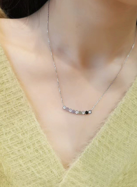 尚美伯爵K金锁骨链男女同款