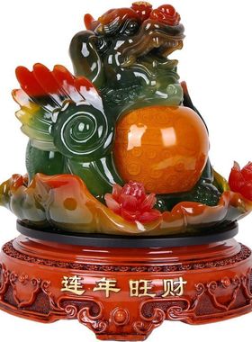乔迁新居开业礼品摆件貔貅摆件可旋转飞天大号风水客厅办公室