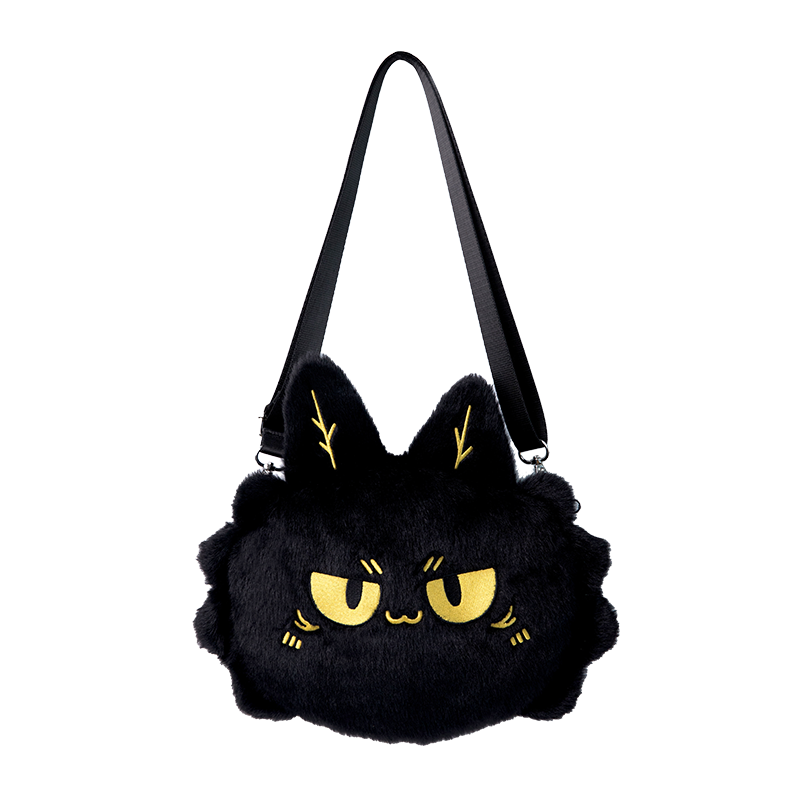 国家宝藏你好历史富贵狸猫文创可爱毛绒可爱女生日礼物单肩斜挎包,淘宝优惠券,粉丝福利购,淘宝优惠卷