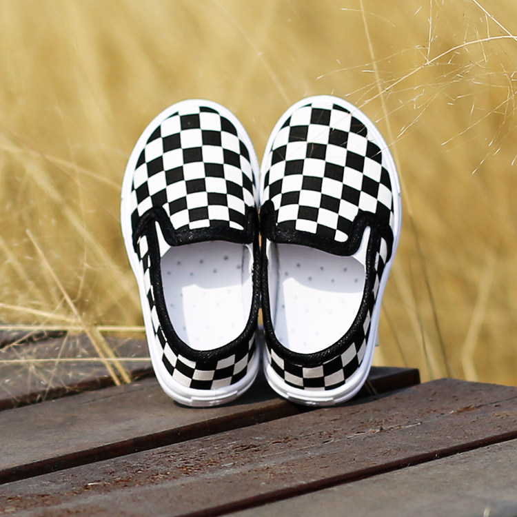 男童鞋儿童帆布鞋春秋低帮板鞋女童1-6岁小童球鞋套脚宝宝休闲鞋