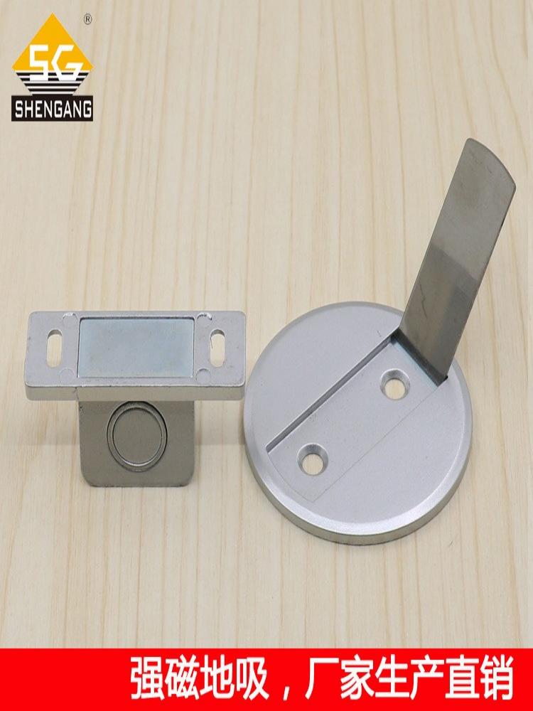 神冈卧室门磁吸免打孔隐藏式地吸墙吸门碰门吸强磁防撞自粘式门吸 - 图2