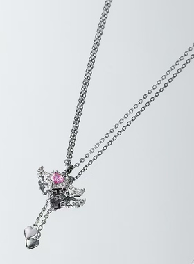 「丘比特之心」s925纯银爱心项链女轻奢小众高级感锁骨链生日礼物