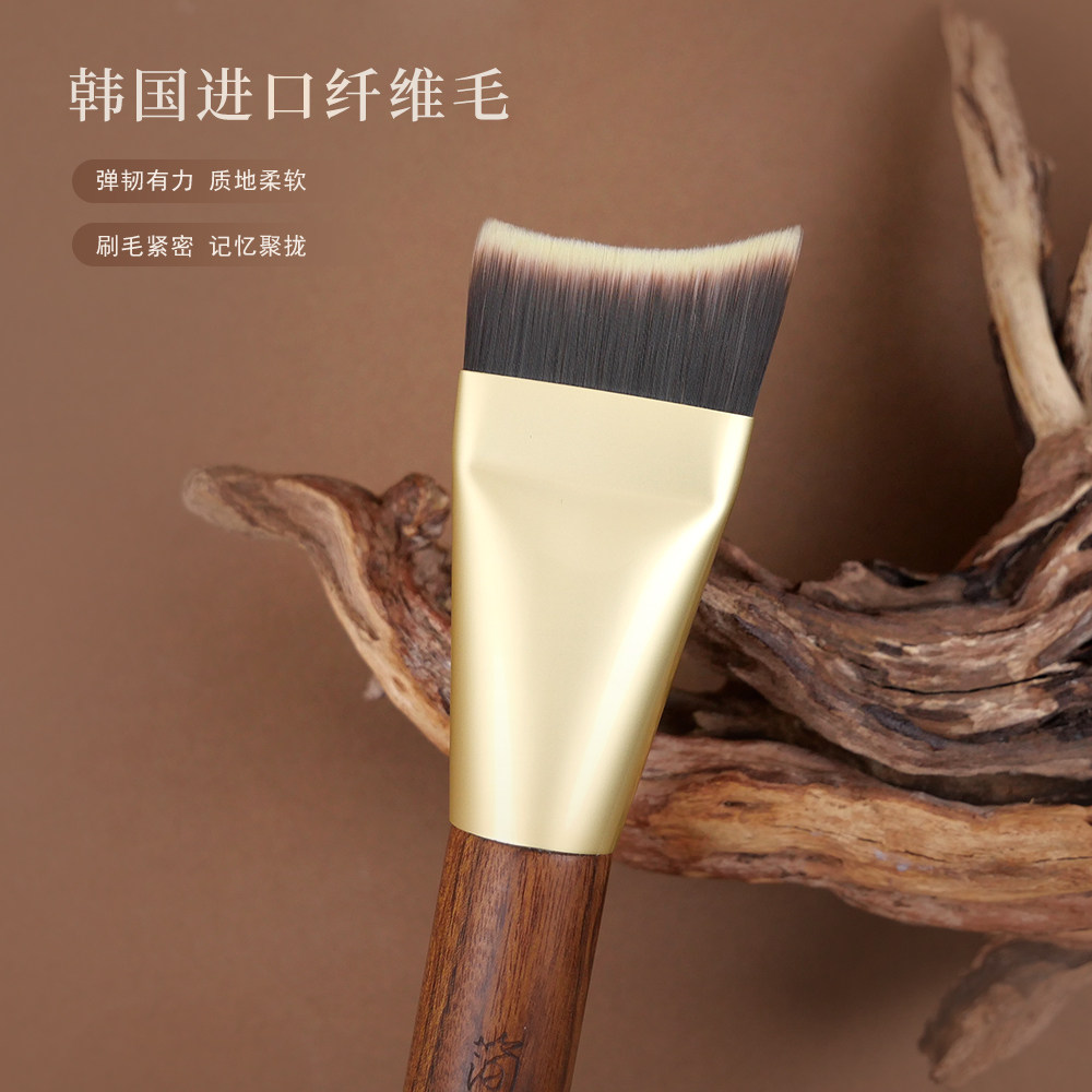 简左J99粉底刷超薄一字无痕不吃粉底液化妆师专用美人鱼尾面膜刷,淘宝优惠券,粉丝福利购,淘宝优惠卷