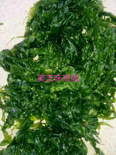 藻伊佳 厂家青海苔碎片 海青菜粉30目 绿色菜 石纯粉250克 买4送1 - 图0