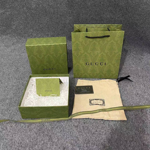 古驰gucci包装盒子礼品盒绿色口红香水t恤衣服围巾皮带包包空盒子