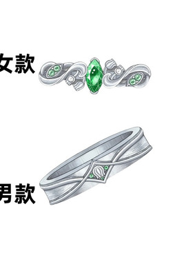 新款高版本铃兰花盛放戒指小清新潮流时尚艺术手作指环精致个性