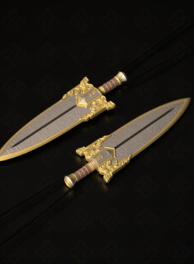 新款现货高版本《王权剑》国潮文挂坠创青铜纹设计复古霸气吊坠