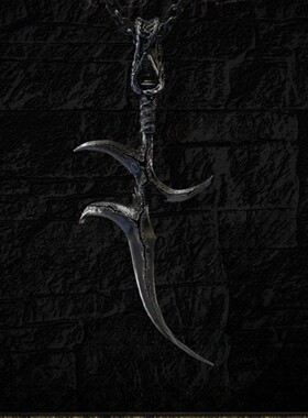 新款高版本黑暗之魂梅琳娜黑刀老头环法环梅琳娜黑刀艾尔登项链