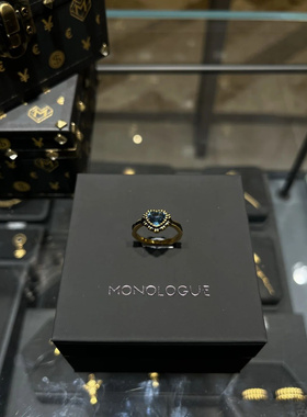 新款周家monologue新品海洋之心戒指百搭气质个性设计指环