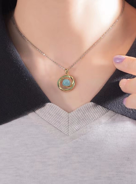 新款高版本星空项链中国风国动漫罗峰徐欣情侣cos吊坠饰品