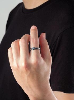 新款现货高版本五星物语帝骑火焰枪破裂人偶戒指指环单身戒指