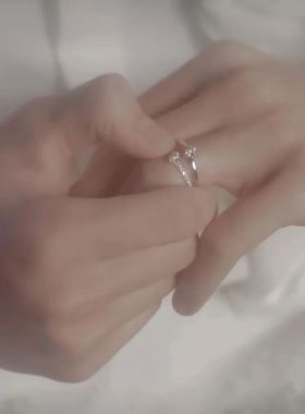 新款高版现货镜花水月时代少年团张真源同款情侣对戒指