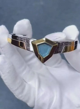 高品质新款阿古茹奥特曼蓝宝锥变身器手镯设计感游戏周边手饰